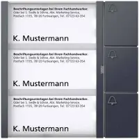 Siedle S. SIEDLE & SÖHNE Siedle TM 612 3 AG Boutons TM 612-3 AG Module gris anthracite