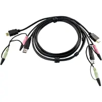 Aten 2L-7D02UH - Câble vidéo / USB / audio - USB …