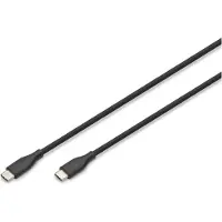 Digitus AK-300341-020-S USB 2.0 Kabel Typ C -C Silikon St/St 2m schwarz