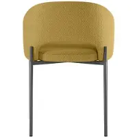 STONES Tabouret de cuisine Fox avec assise rembourrée gris foncé et structure en métal noir, design moderne et élégant - Fox