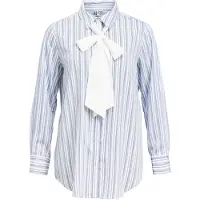 Object Chemisier 'OBJUma' bleu clair / noir / blanc