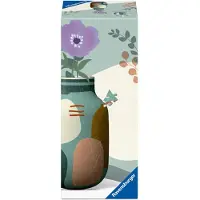 Ravensburger Vase en forme de pot à épices, puzzle 3D, couleur vert sauge