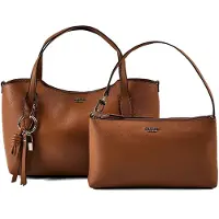 GUESS GUESSMelody, sac cabas 2 en 1, couleur marron