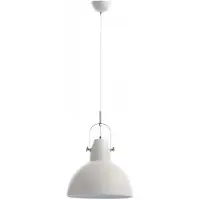 STONES Suspension Kande en métal blanc mat avec câble ajustable, design d'intérieur moderne et élégant - Kande Lighting