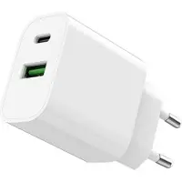 SPC 4341b chargeur mural usb-a et usb-c One Size