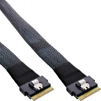 InLine Câble SAS Slim, SFF-8654 8X vers SFF-8654 8X, 48 Gb/s, 1m (100 cm, SAS)