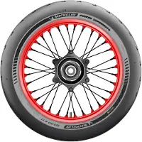 Michelin Power Supermoto Soft Tl Nhs Sport Rear Tire Argenté 160 / 60 / R17