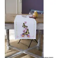 Vervaco Chemin de table "Butterfly", modèle de comptage