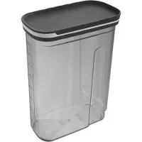 Orion Récipient de cuisine Boîte de conservation Verseuse pour flocons de céréales Gruaux Farine Pâtes Sucre Produits en vrac avec couvercle doseur Graduation 2,7l