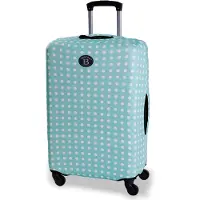 BERTOO Sac de voyage - Vert à pois taille L
