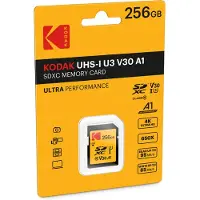 Kodak Sd 256gb Uhs-i U3 V30 Ultra Memory Card Clair