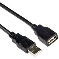 ACT SB0036 Câble USB A USB A Mâle Femelle Noir 3m (SB0036)