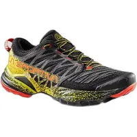 La Sportiva Akasha II, chaussures de course en montagne , taille 39,5, noir/jaune (noir) -