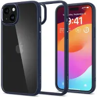 Spigen Coque Spigen Ultra Hybrid pour iPhone 15 Plus - bleu foncé