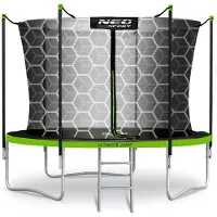 Neo-Sport Trampoline de jardin 6ft/183cm avec filet intérieur et échelle
