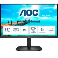 AOC B2 22B2H/EU LED display 54,6 cm (21.5") 1920 x 1080 pixels Full HD Noir