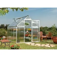 Palram Serre Mythos - Dimensions extérieures : L 185 x P 250 x H 209 cm