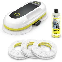 Kärcher Robot lave vitres RCW 2 - 62 dB - nettoyage automatique - nettoyage bordures - télécommande - 6 lingettes/détergent 125ml