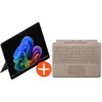 Microsoft Ordinateur Portable Hybride 2 en 1 avec écran tactile Surface Pro 12e édition 13" Snapdragon X2 Elite 16 Go RAM 1 To SSD Graphite