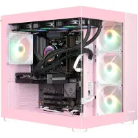 Cougar FV150 PK 8061 Ryzen 7 9700X WAK 32GB DDR5 1TB SSD RTX 5070 (1000 Go, 32 Go, GeForce RTX 5070), PC, Pink