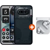 Nothing Phone 4a 12/Double SIM noir, smartphone Android 16 avec écouteurs CMF Buds inclus - Smartphone - 256 Go