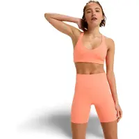 Roxy Heart Into It Short Leggings Orange S Femme
