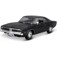 Maisto Véhicules Miniatures Die Cast 1/18 Dodge Charger R/T 1969 - Noire