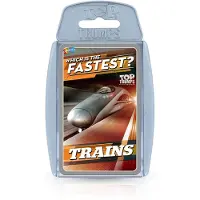 Top Trumps Trains Classics Card Game, apprenez à connaître le métro de Londres, les trains de glace allemands (Allemand, 2 Joueur)