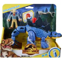 Imaginext Jurassic World Stegosaurus & Dr. Grant