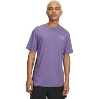 Under Armour T-shirt à manches courtes UA Sportstyle avec logo sur la poitrine Homme Purple Luxe/Blanc
