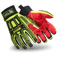 HexArmor Gants de travail résistants aux coupures avec protection contre les chocs | Série Rig Lizard 2021X | X-Small