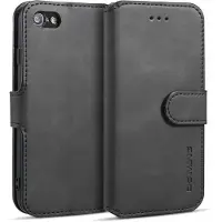 INF Coque téléphone portable iPhone 7/8 en cuir PU Noir