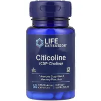 Life Extension , Citicoline (CDP-Choline), 60 Capsules Végétariennes