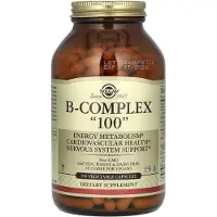 Solgar , Complexe B "100", 250 Capsules Végétales