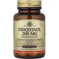 Solgar , Ubiquinol (CoQ10 Réduit), 200 mg, 30 Softgels