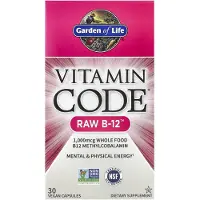 Garden of life Vitamine Code B-12 brute - 30 capsules végétaliennes