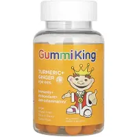 GummiKing , Curcuma + Gingembre pour Enfants, Mangue, 60 Gommes
