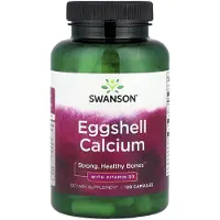 Swanson Health Calcium de coquille d'œuf avec vitamine D3