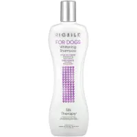 Biosilk , Thérapie de Soie, Shampooing Blanchissant pour Chien, 12 fl oz (355 ml)