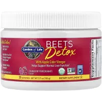 Garden of life , Betterave Détox au Vinaigre de Cidre, Canneberge Grenade, 3,7 oz (105 g)