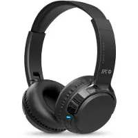 SPC HERON 2 STUDIO – Casque sans fil Bluetooth, 50h batterie, double connexion simultanée, microphone et plastique recyclé - Noir