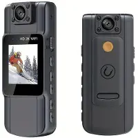 INF Caméra corporelle portable HD 1080P avec audio et clip arrière