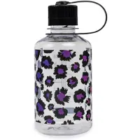 Nalgene Bouteille d'Eau Sustain Tritan Sans BPA, 16 OZ, Goulot Étroite, Léopard Arc-en-Ciel