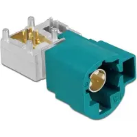 DeLOCK HSD Z mâle +2 Power Pins PCB, Câble + prise électronique, Bleu