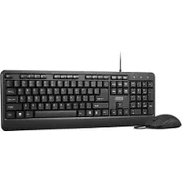 Lenovo Clavier 160, souris, inclus, pour la maison/bureau, USB, anglais (États-Unis), noir