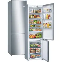 Bosch Serie 4 KGN39VIEB réfrigérateur-congélateur Pose libre 368 L Acier inoxydable