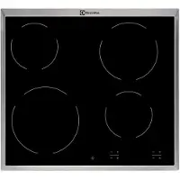 Electrolux EHF16240XK hob Black Built-in Zone Ceramic hob 4 zone(s)