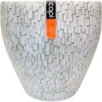 Capi Europe Pots de fleurs Blanc 39 cm 2pcs Capi Europe