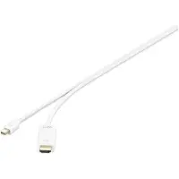 Renkforce CONRAD Câble de connexion DisplayPort / HDMI 1x DisplayPort mâle - 1x HDMI mâle 1,8 m