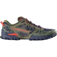 La Sportiva Bushido III, Cypress/Mountain Red, taille 38,5, ZFRS083E47R24385, chaussures de course en montagne basses pour hommes -